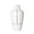 White Ceramic Vase with Gold Thread - Medium FA-D1954B