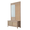 Mallory Entryway Cabinet with Bench - Natural 78424-NATU - On Sale
