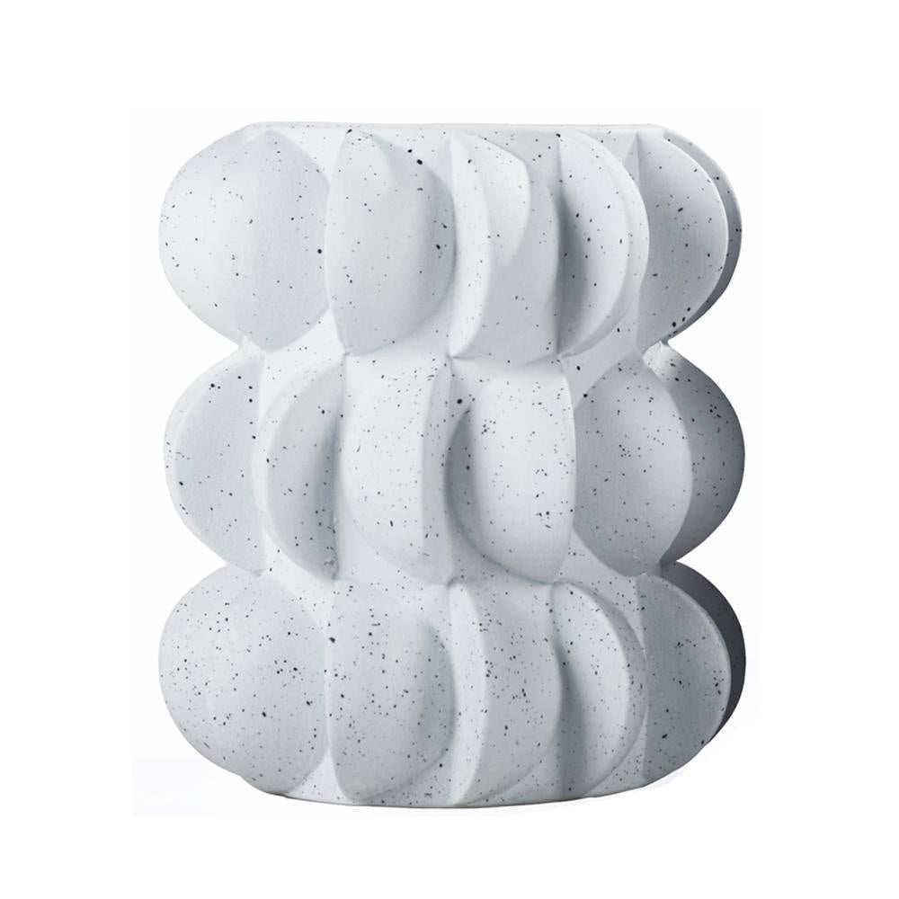 White Speckled Ceramic Vase 607851