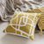 Ochre Geometric Embroidered Cushion MND220