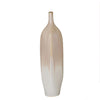 Cream and Ivory Ceramic Elongated Vase - Medium FA-D1938B
