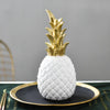 White & Gold Resin Pineapple - Large ZD-107