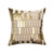Cream Velvet Cushion with Gold Appliqué MND141
