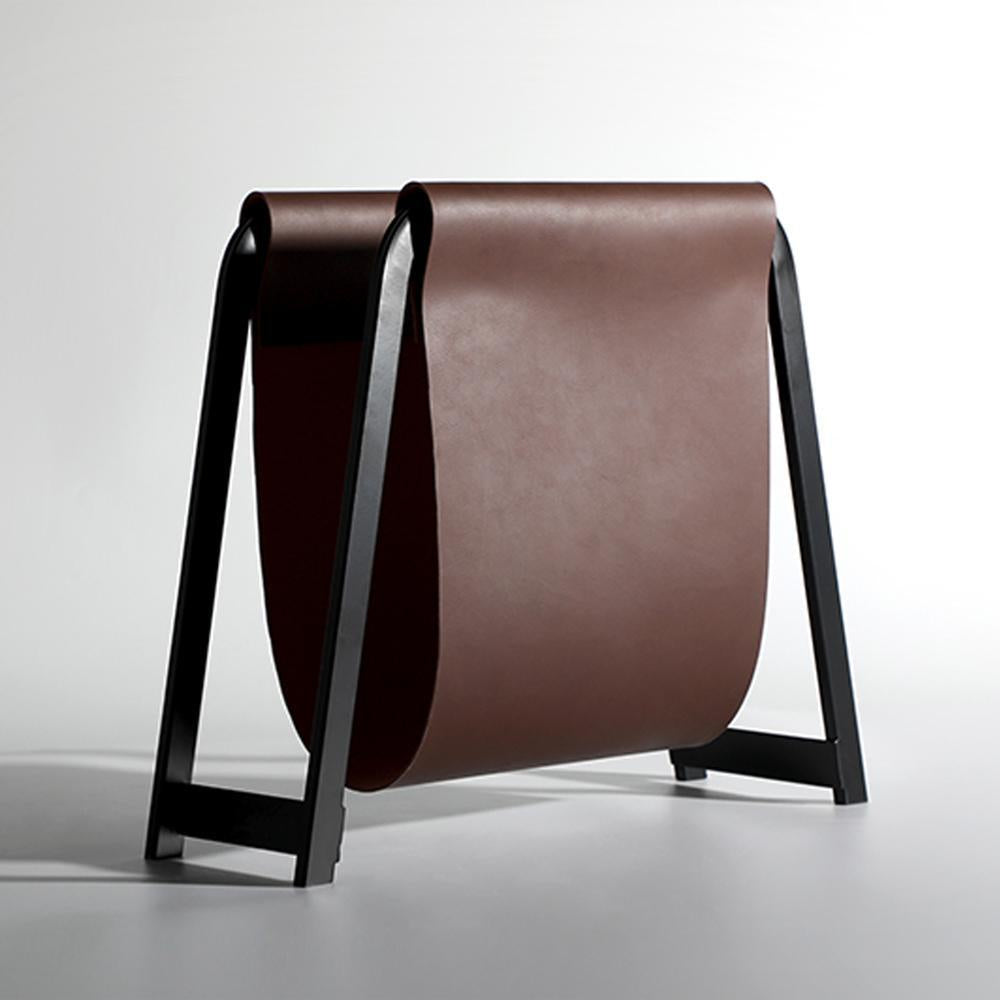 Faux Leather Magazine Holder D0064A