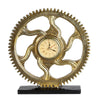 Gold Gear Clock