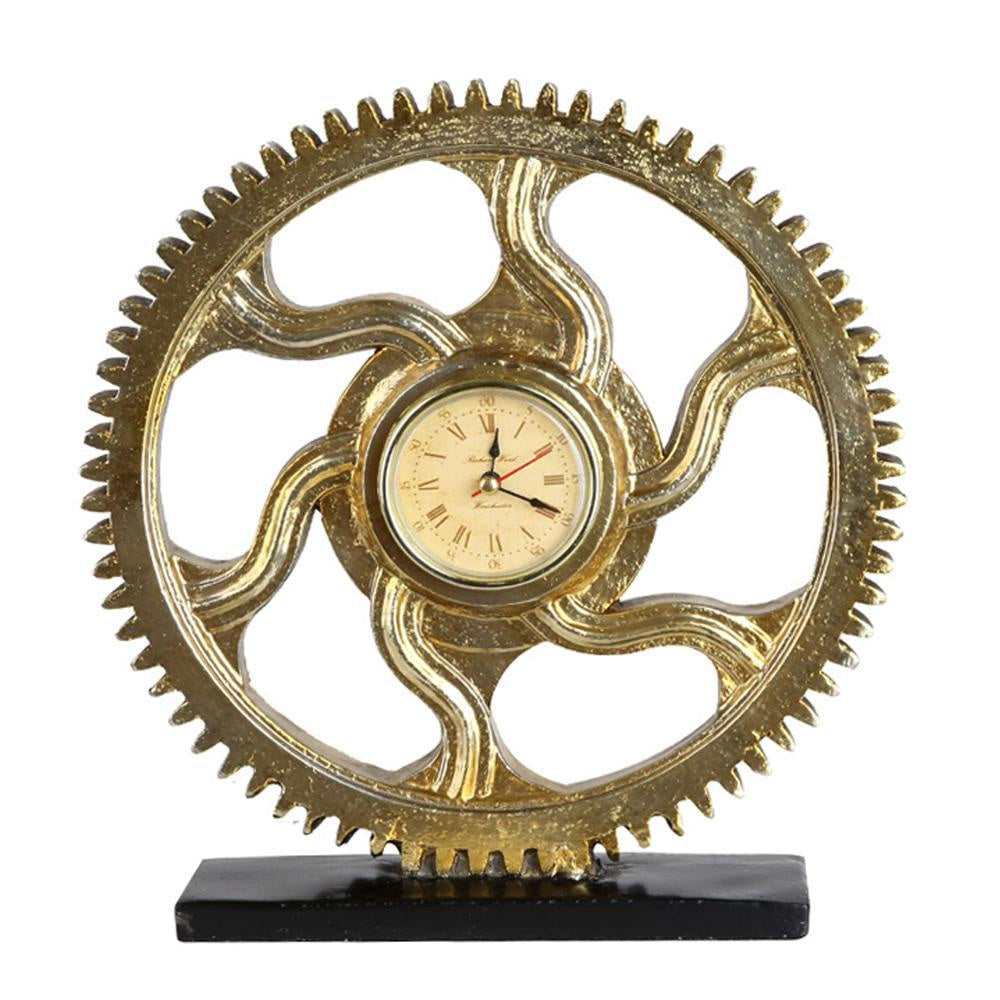 Gold Gear Clock FA-SZ1808