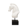 White Resin Horse Bust 8000-353-W