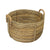 Woven Rattan Basket with Handles - Large