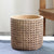Cement Planter with Cane Pattern - Large ZD-088