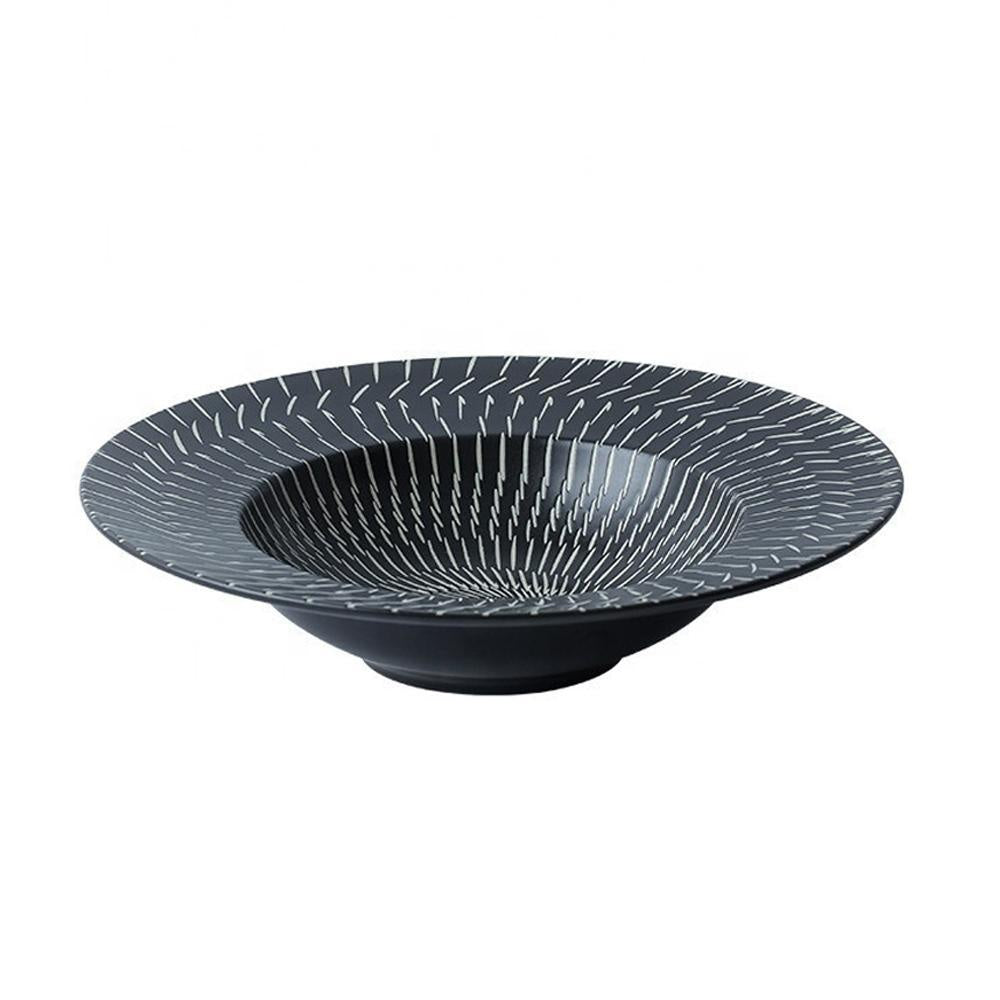 Seasons Deep Plate - Black MO-1102-SP2-B