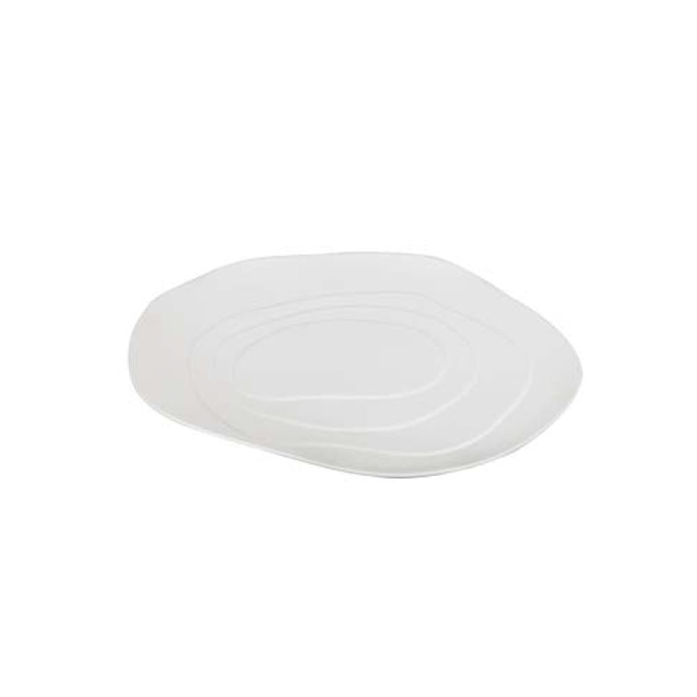 White Ceramic Plate RYYG0160W3