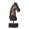 Brown Horse Bust on Stand 73641