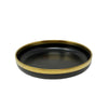 Milan Deep Plate Small - Black المطبخ وتناول الطعام