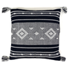 Black & White Tribal Pattern Cushion - Square وسادة