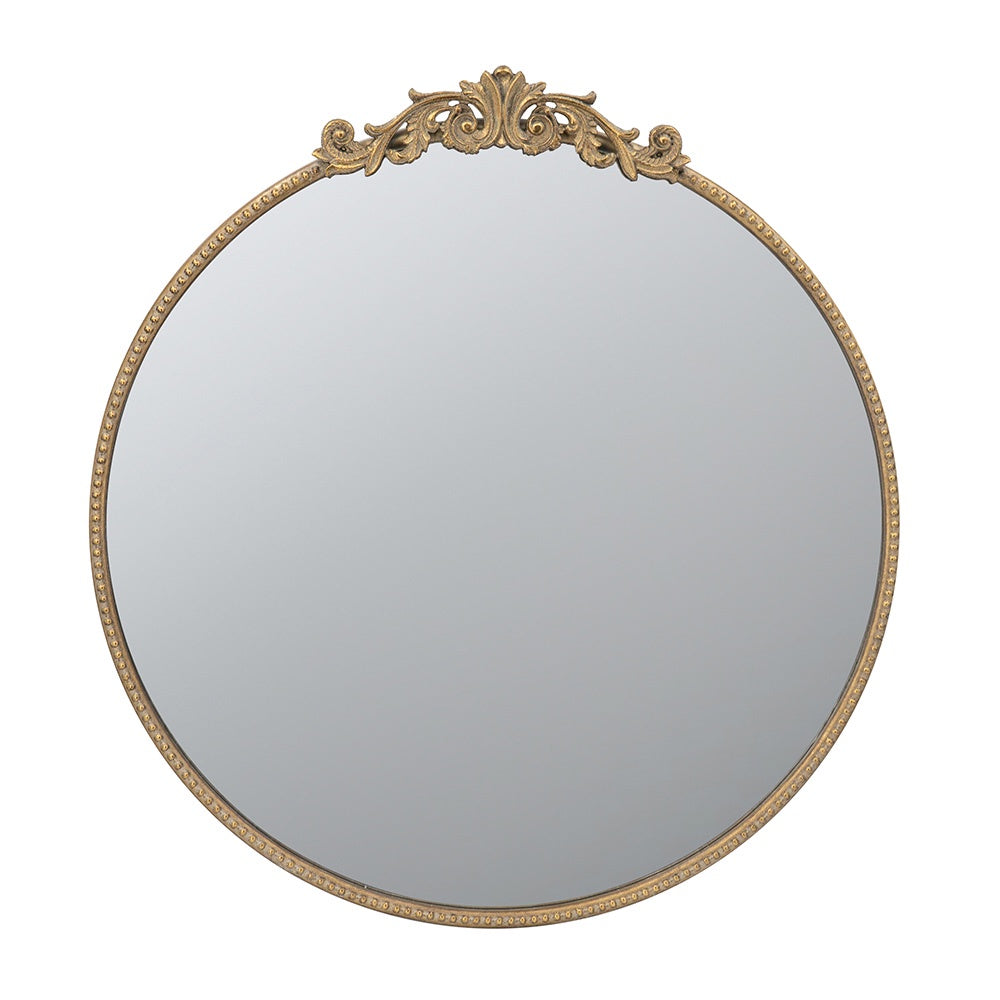Antique Gold Round Mirror - Medium 82189-GOLD-DS