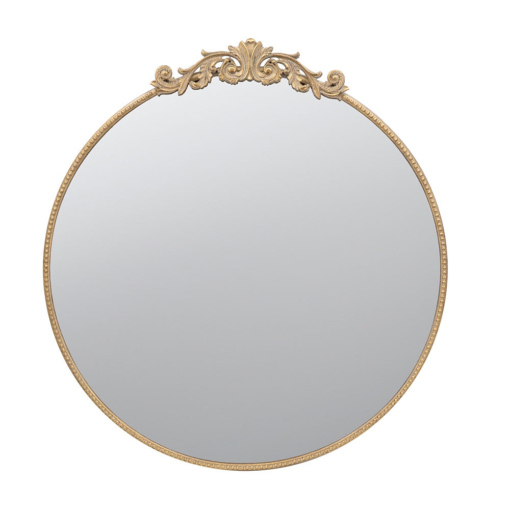 Antique Gold Round Mirror - Large 82191-GOLD-DS