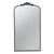 Black Iron Floor Mirror with Crest Detail 82199-BLAC-DS