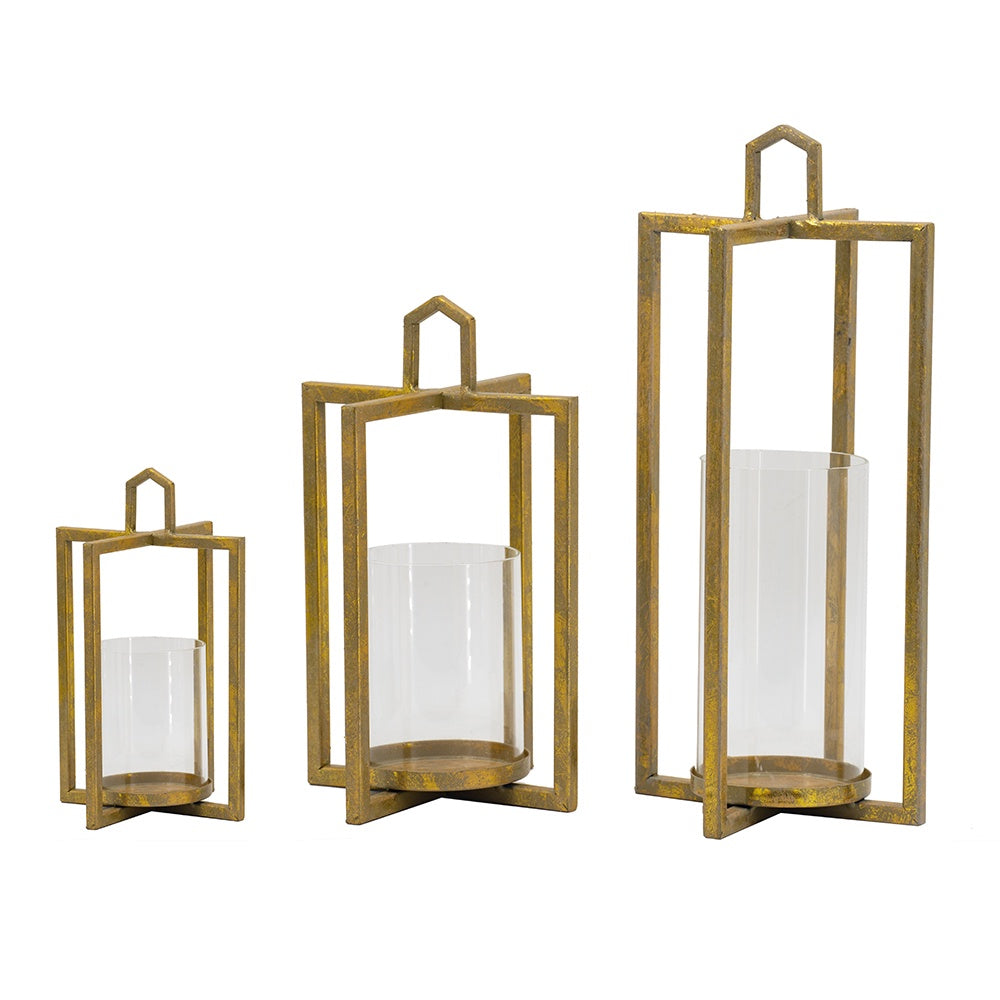 Set of 3 Iron Lanterns 82244-DS