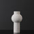 White Textured Ceramic Vase 281