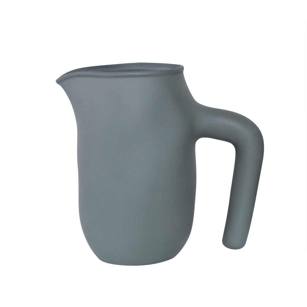 Dark Grey Ceramic Vessel with Handle - Small CY4068C2