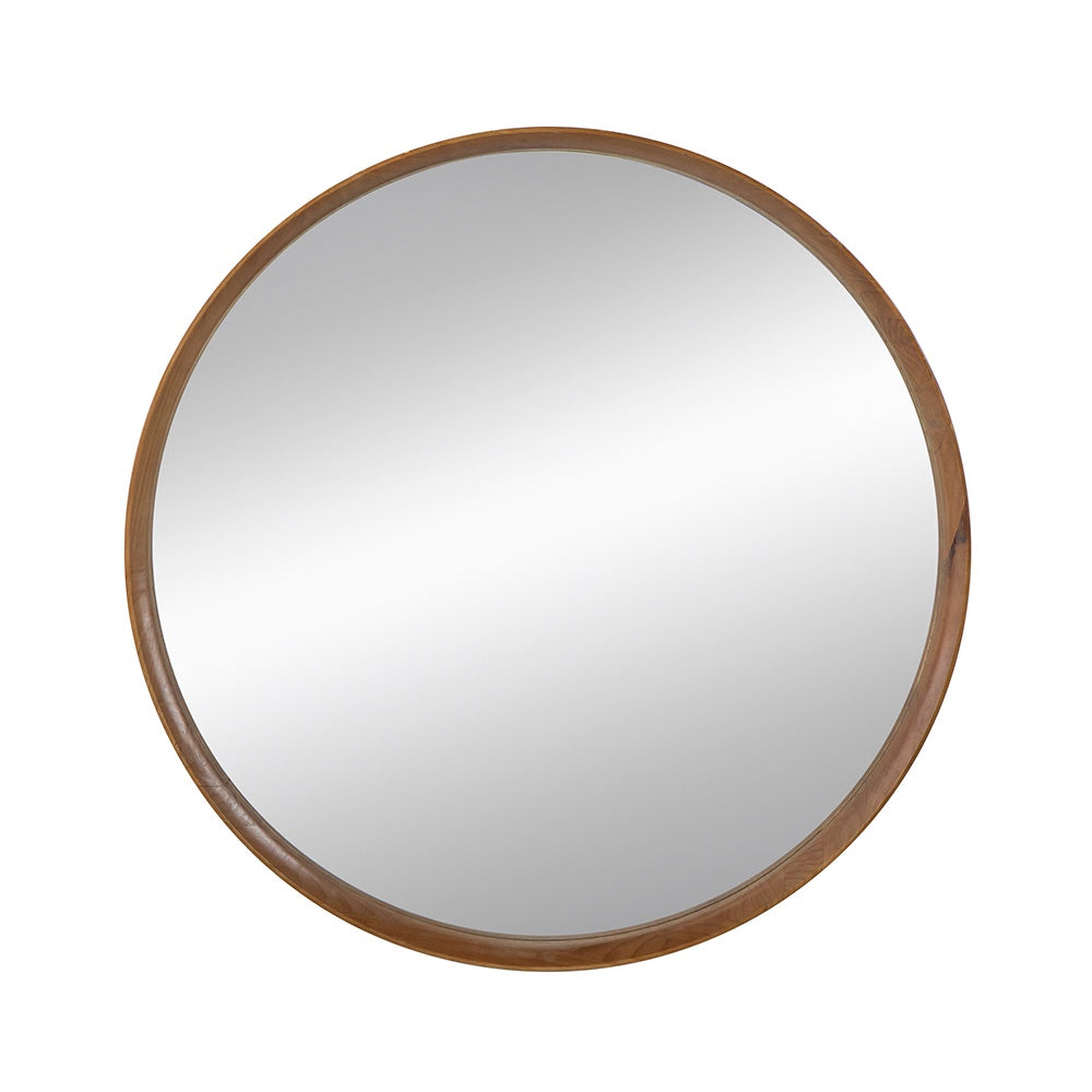 Round Wooden Mirror - Large 83232-DS ديكور المنزل
