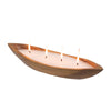 Soy Wax Candle in Teak Wood Bowl 83470