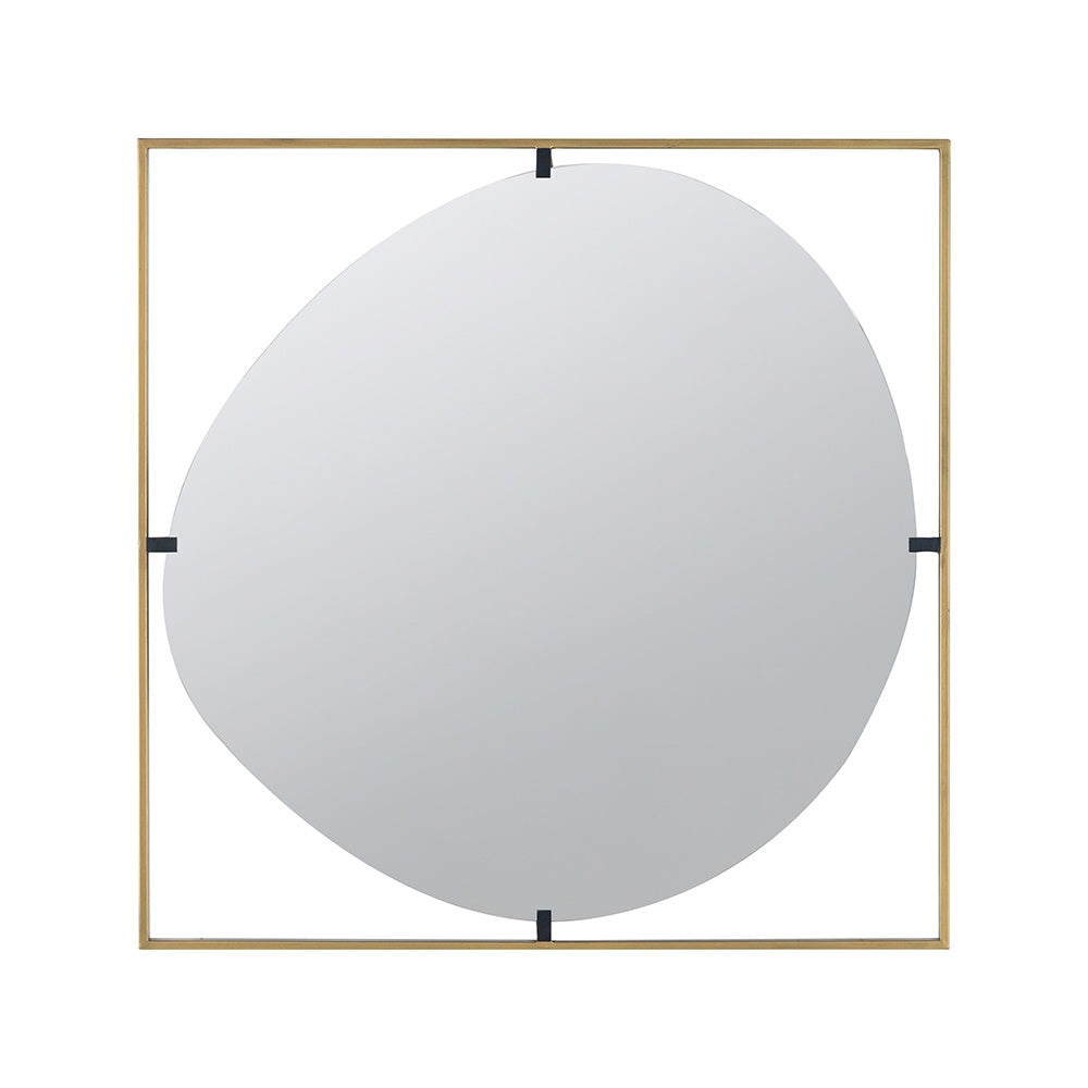 Gold & Black Irregular Mirror 83478-DS