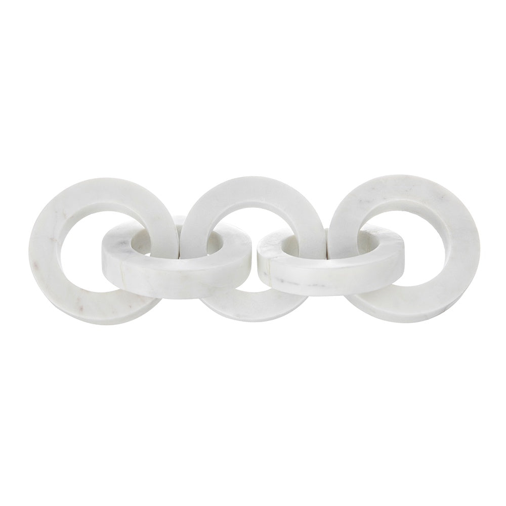 White Marble Links - Large 83678