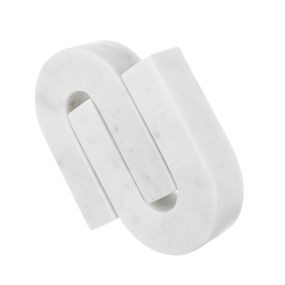 Set of 2 White Marble Arches 83680