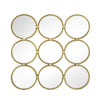 Gold Concentric Iron Wall Mirror  83728-DS