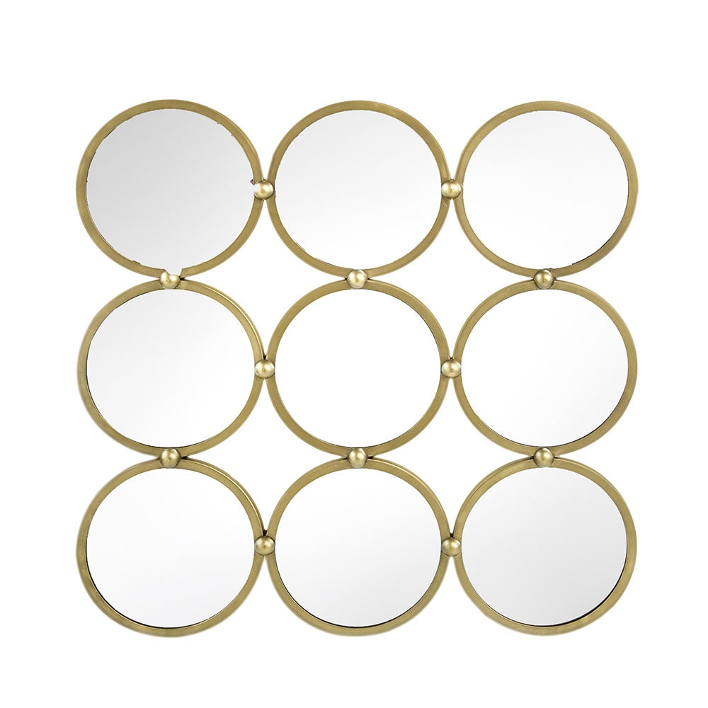 Gold Concentric Iron Wall Mirror  83728-DS