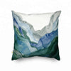 Blue Watercolor Abstract Cushion MND193