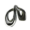 Black Twisted Glass Sculpture - Large FB-ZS2107A