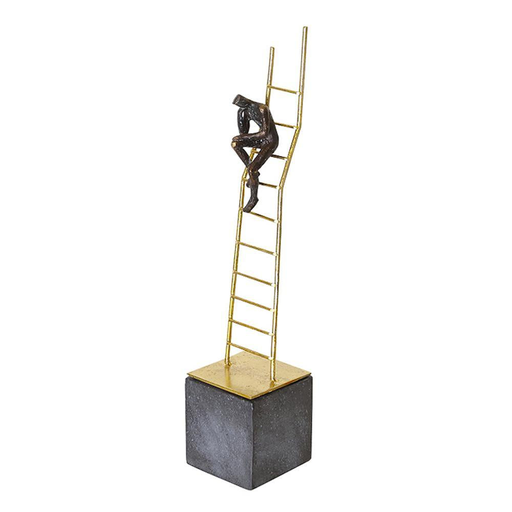 Thinker on Gold Ladder FA-SZ1918C