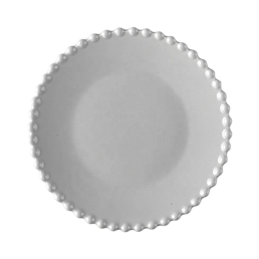 Rosalyn Appetizer Plate - Grey HS-2183-SP-G