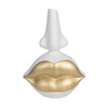 White & Gold Plated Mouth Vase BSDD3510J