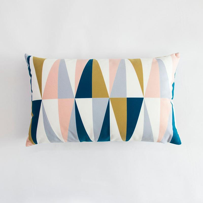 Mid-Century Modern Geometric Pattern Cushion MND020