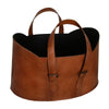 Tan Leather  Basket FL-Y884