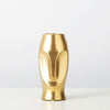 Gold Abstract Face Vase مزهرية