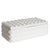 White Ceramic Decorative Box with Studs FA-D1971C