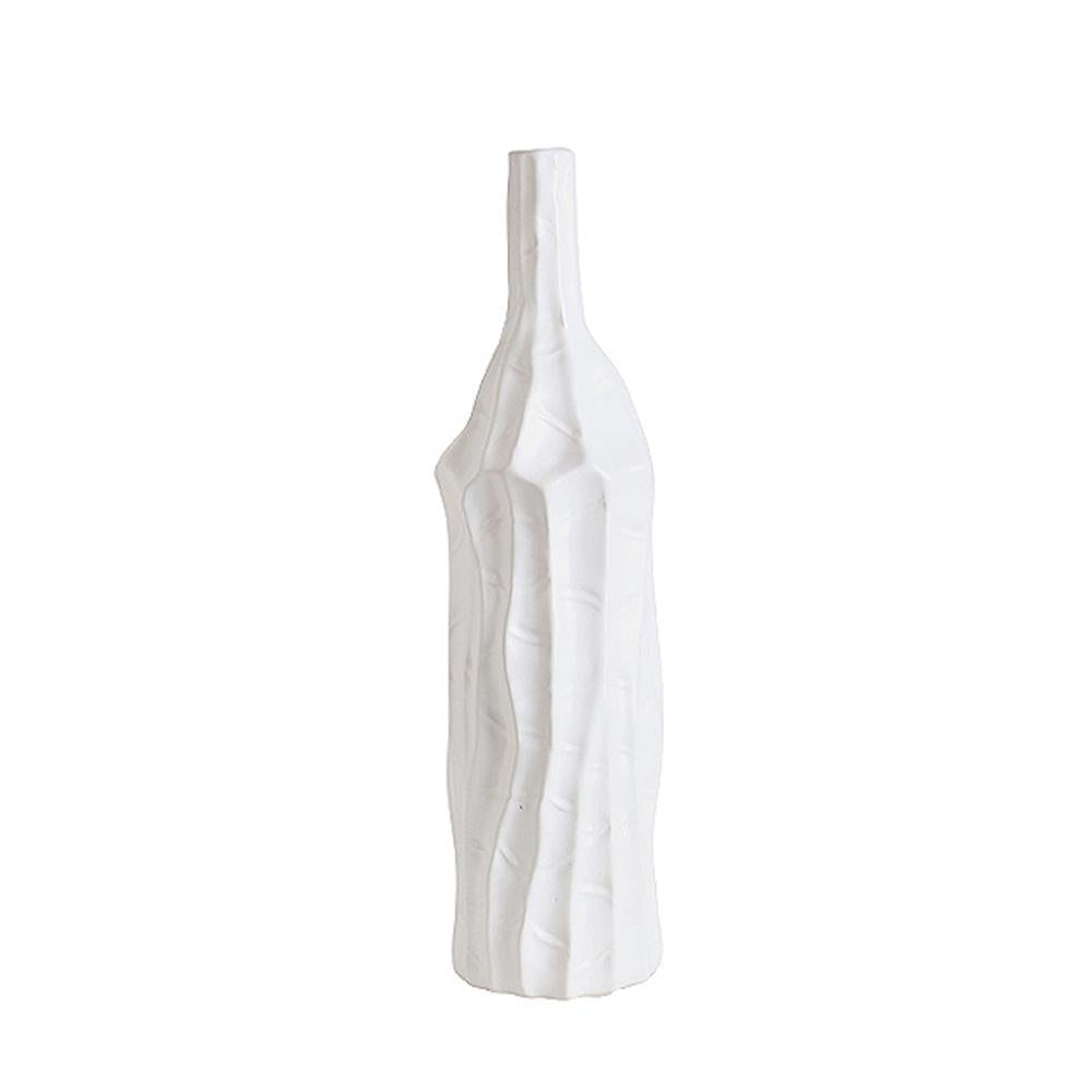 White Ceramic Vase - Medium FA-D2057B