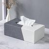 Grey & Ivory Tissue Box Cover SHDB1393007
