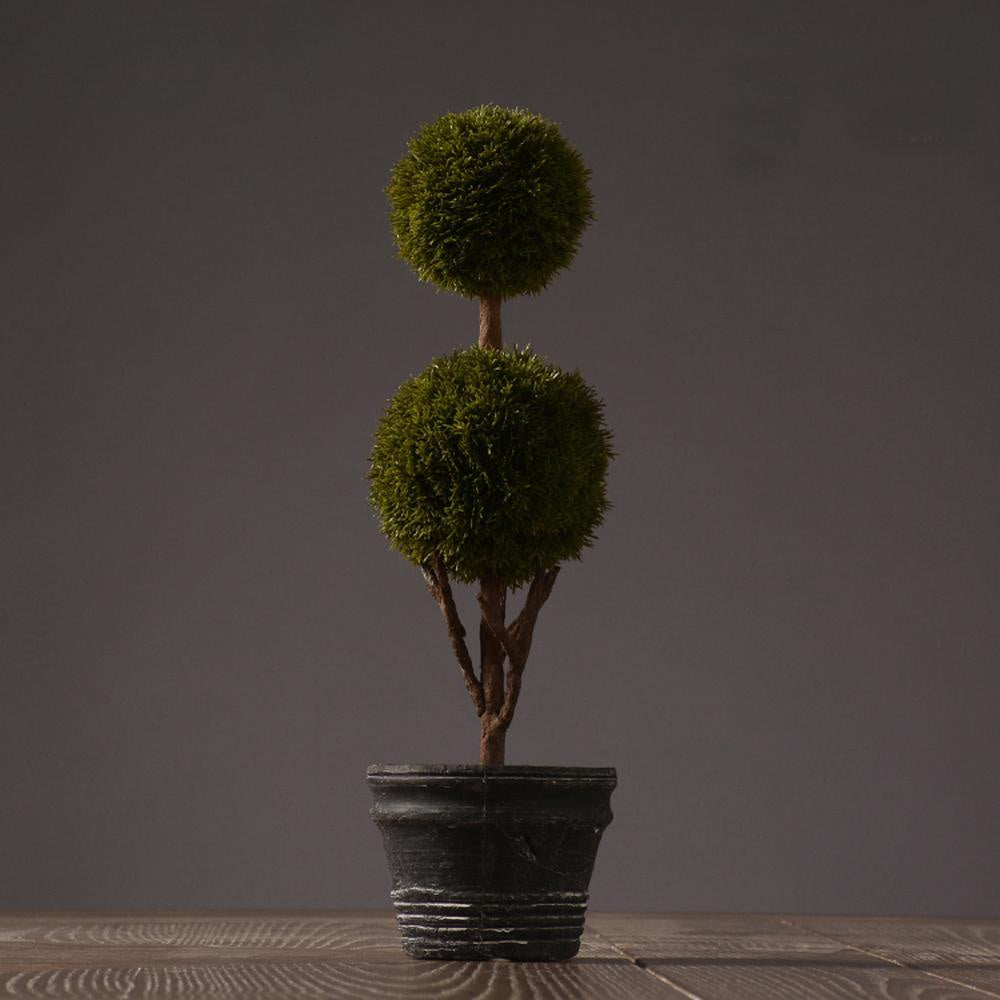 2-Tiered Faux Topiary  HLC070