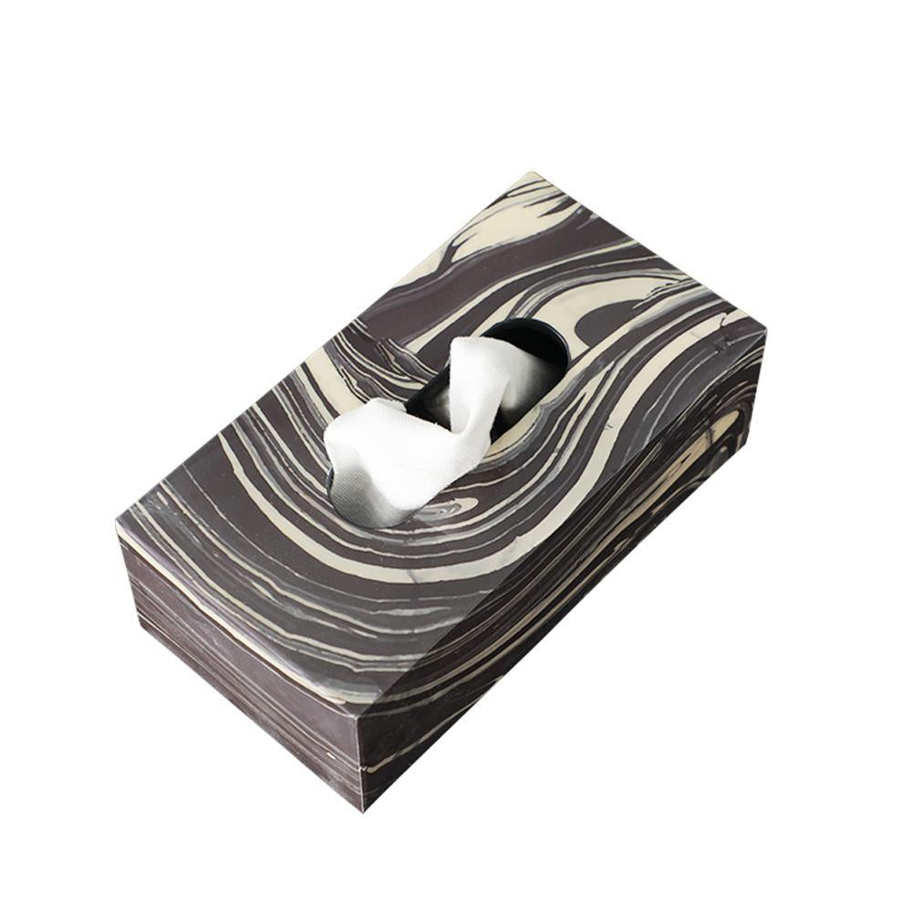 Dark Grey Tissue Box Cover W750901