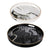 Set of 2 Marble Effect Resin Trays - Round 43305
