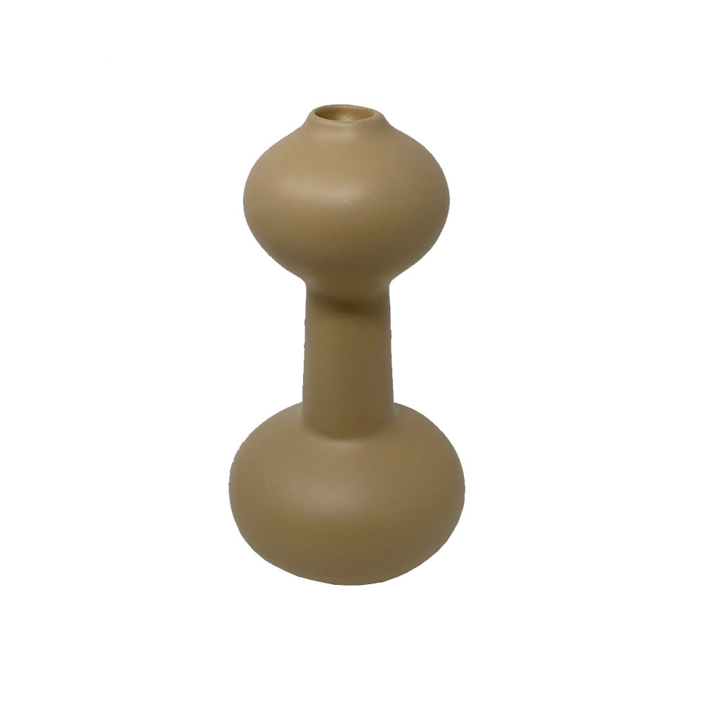 Beige Resin Vase 9000-116-Beige