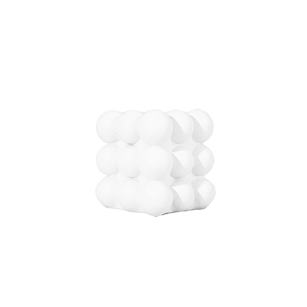 White Resin Cube - Small 9000-84-W-S