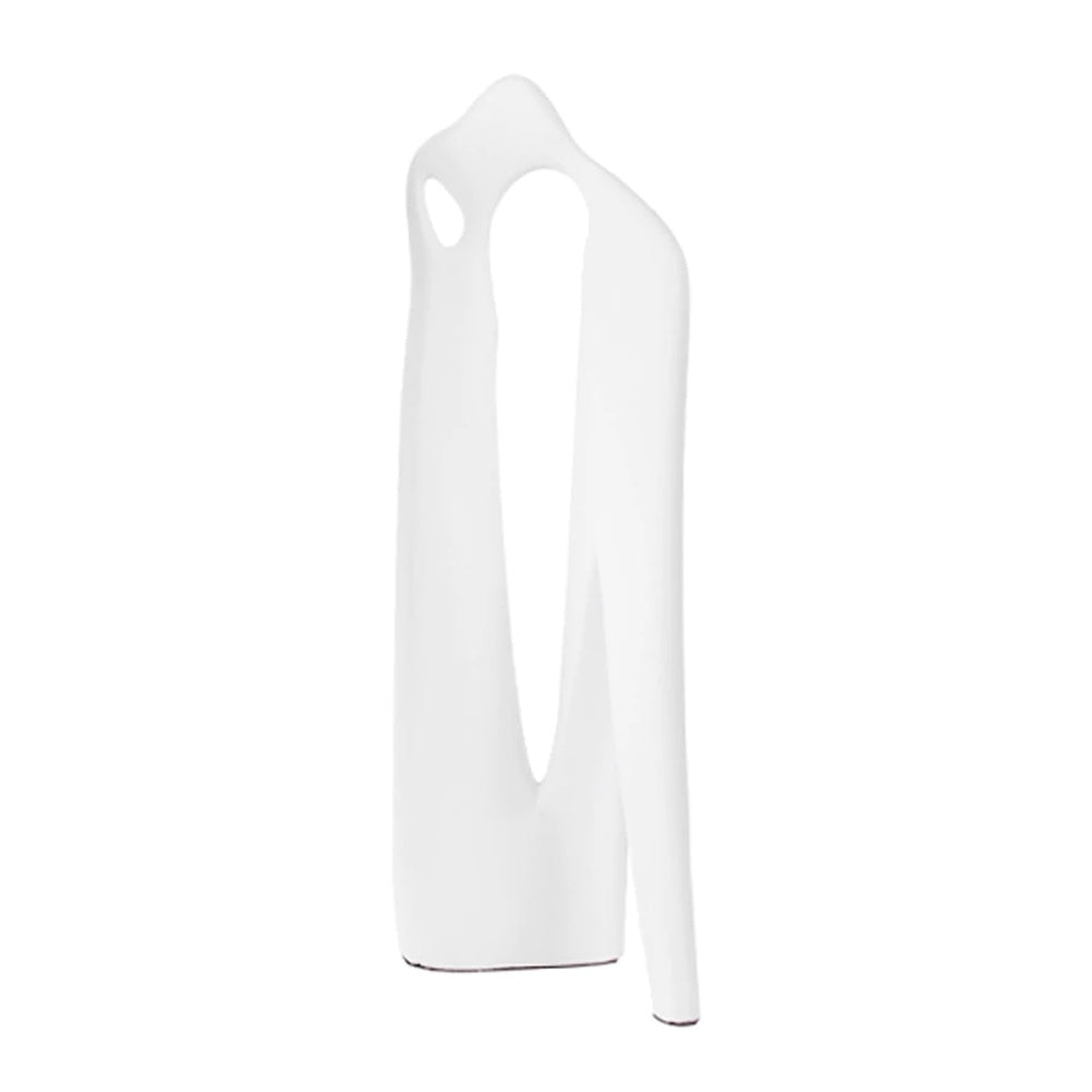 White Resin Abstract Sculpture - Large 9000-9L