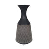 Black Ceramic Vase with Decal HPHZ0159C