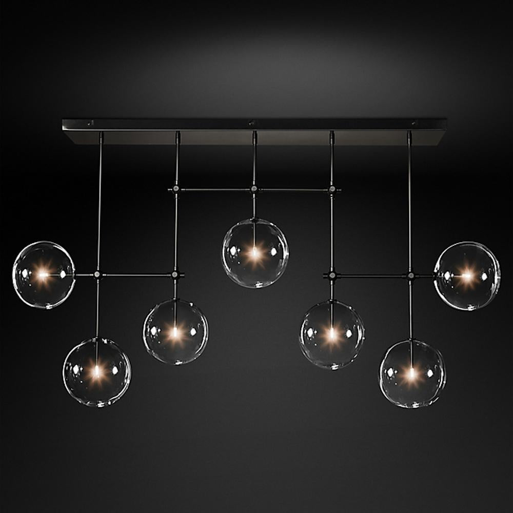 Keith Chandelier Black HX-D8113-B